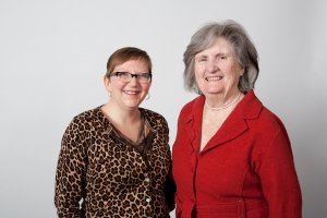 two women from Springwell Community Dining program