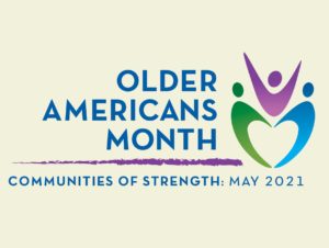 Logo for Older Americans Month 2021