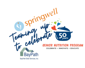 Springwell Teaming up to celebrate Nutrition Month word graphic